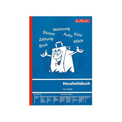 Herlitz Haushaltsbuch A5 1 Stück 40 Blatt