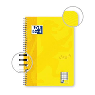 Collegeblock Touch B5 80 Blatt 90g/qm Lineatur 28 farbig sortiert