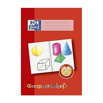 Oxford 100050109 Schreiblernheft LIN GR - A4 16 Blatt 90g/qm Geometrieheft