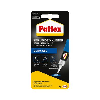 Pattex Sekundenkleber Ultra Gel extra starker & flexibler Superkleber stoß