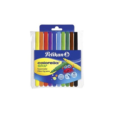 Pelikan 814485 Faserschreiber Colorella Star 302 10 Stifte im Etui