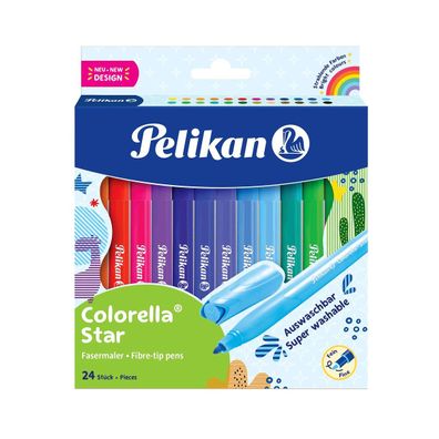 Pelikan Fasermaler Colorella Star C 302 24 stück in Faltschachtel