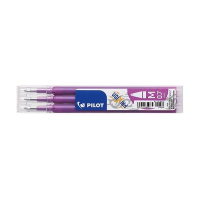 Pilot Frixion Ball Ersatzminen 0.7mm radierbar 3er Lila