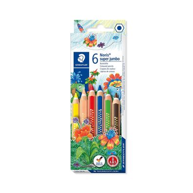 Staedtler Buntstift Noris super jumbo erhöhte Bruchfestigkeit extra dicke Mine