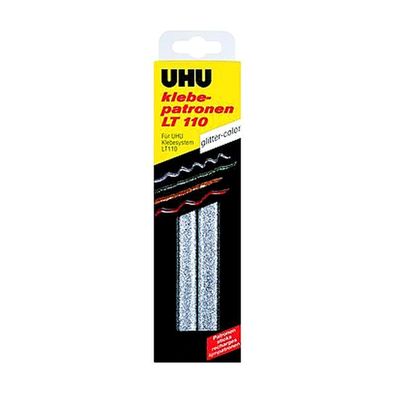Art.48655) UHU Klebep. glitter silber50g