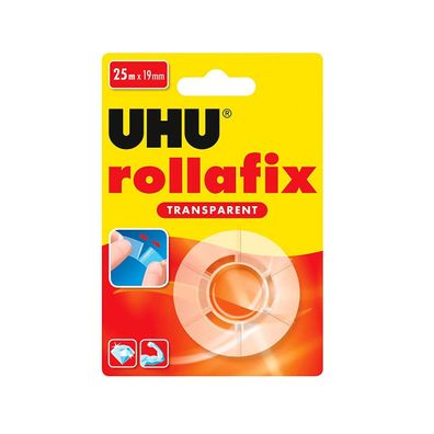 UHU rollafix transparent Nachfüllrolle Infokarte