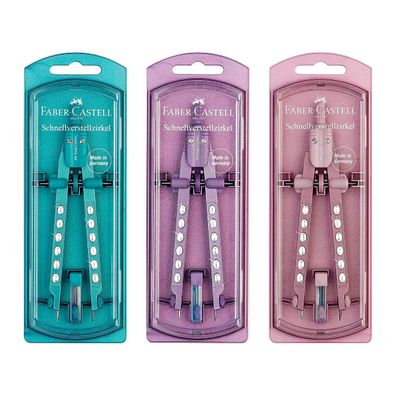 Faber Castell Schnellverstellzirkel Girls Factory sparkle