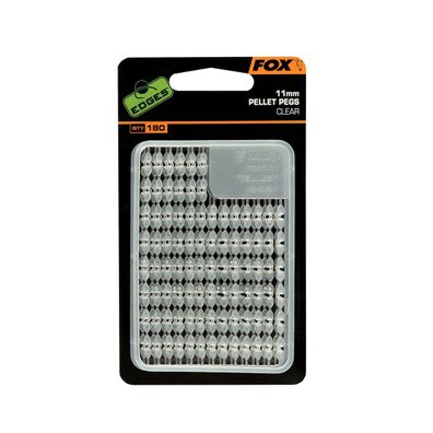 Fox Edges Pellet Pegs Stopper 13mm für Pellets, Karpfenangeln, 8 Stück 11mm