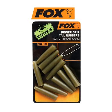 Fox Edges Surefit Tail Rubbers Gr. 7, 10 Stück, Gummis für Karpfenmontage