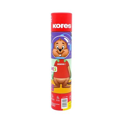 Kores Jumbo Twist Turn Buntstifte 12 Farben FSC-Holz dreieckig Spitzer
