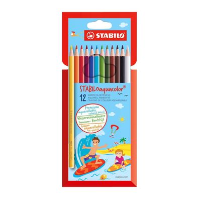 Stabilo Aquarell Buntstift aquacolor wasservermalbar Einzelstift