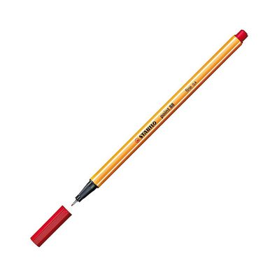 Stabilo Fineliner point 88 Einzelstift Rot 88-40