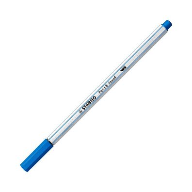Stabilo Pen 68 brush Einzelstift Pinselspitze Dunkelblau 68-41