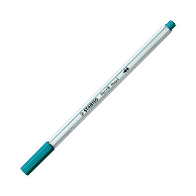 Stabilo Pen 68 brush Einzelstift Pinselspitze Türkisblau 68-51