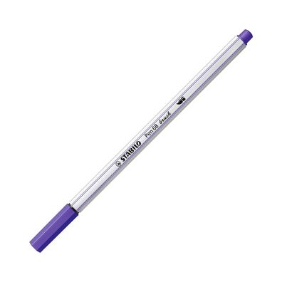 Stabilo Pen 68 brush Einzelstift Pinselspitze Violett 68-55