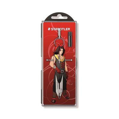 Staedtler Mars Comfort 556 Präzisions Zirkel Rot