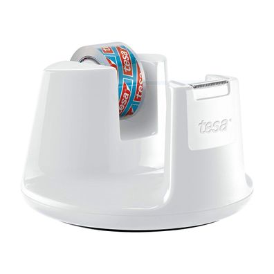 Tesa Tischabroller 10m x 15mm Weiß Anti Rutsch Boden klein