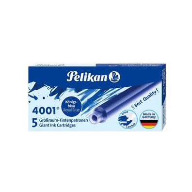 Pelikan Patronen GTP/5 4001 Ersatzpatronen Königsblau