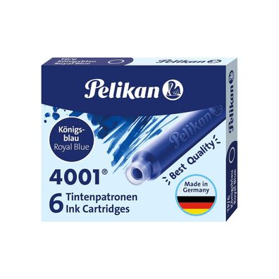 Pelikan Patronen TP/6 4001 Ersatzpatronen für Königsblau