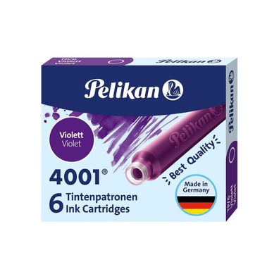 Pelikan Patronen TP/6 4001 Ersatzpatronen für Violett