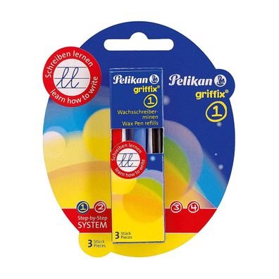 Pelikan Wachsschreiber Griffix W1/3/2/B Ersatzminen Set Griffix Schule Basteln