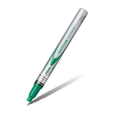 Pentel Permanentmarker Outline schwarz Marker Grün
