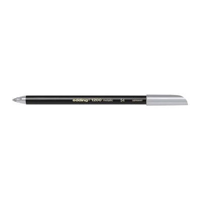Edding 1200 Colorpen metallic silber, Metallic Silber