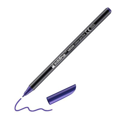 Edding 1200 Colorpen metallic silber, Violett