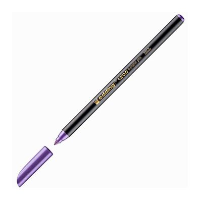 Edding 1200 Colorpen metallic silber, Metallic Lila