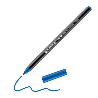 Edding 1300 Fasermaler 2mm, Filzstift Hell-Blau