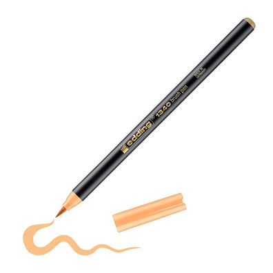 Edding 1340 Pinselstift, flexible Spitze, Hell-Orange
