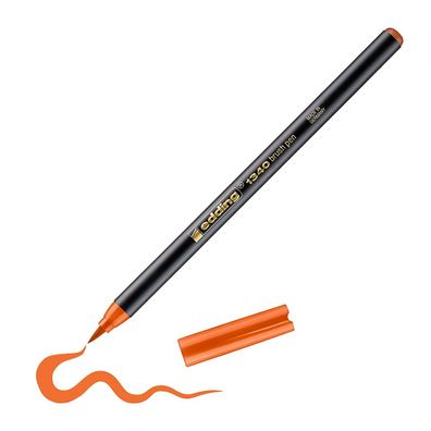 Edding 1340 Pinselstift, flexible Spitze, Orange