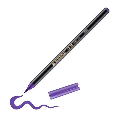 Edding 1340 Pinselstift, flexible Spitze, Violett