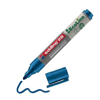 Edding 28 EcoLine Whiteboardmarker schwarz, Blau