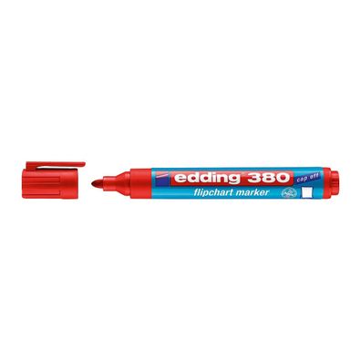 Edding 380 Flipchart-Marker, Rundspitze Rot