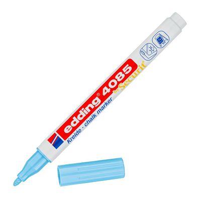 Edding 4085 Kreidemarker, Rundspitze 1?2mm, Pastell Blau