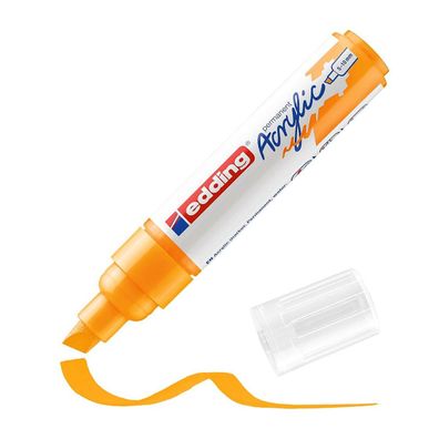 Edding 5000 Acrylmarker breit, Keilspitze Gelb