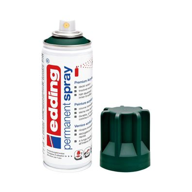 Edding 5200 Permanent Spray 200 ml, viele Moosgrün Matt