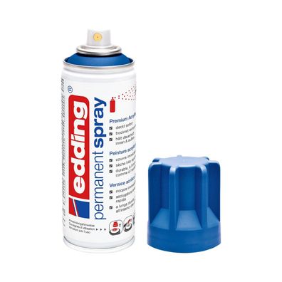 Edding 5200 Permanent Spray 200 ml, viele Enzian Blau
