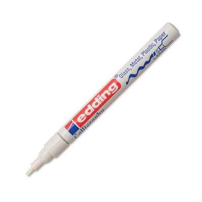 Edding 753 CR Calligraphy Paintmarker Gold, Weiß