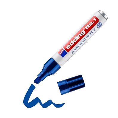 Edding No 1 Permanentmarker schwarz, Blau