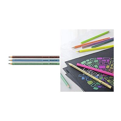 Faber Castell Colour Grip Buntstift, Einzelbuntstift Grip Metallic Grün