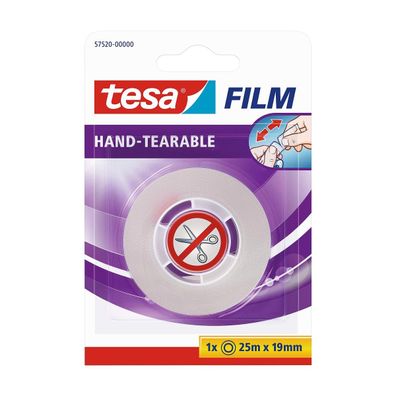 Tesa von Hand abreißbar Transparent Klebeband 25m x 19mm universal einsetzbar