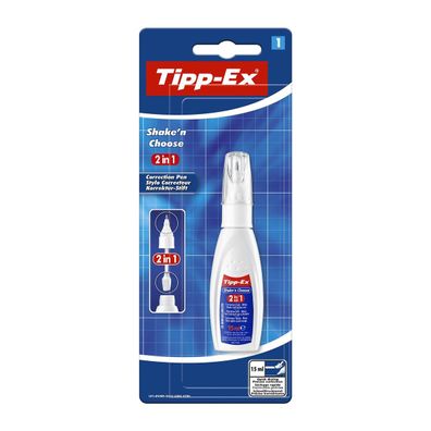 Tipp Ex 901732 Korrekturstift Shake n Choose 2 in 1 15ml weiß Weiß