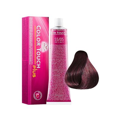 Wella Color Touch 60ml demi permanente 55/05 Hellbraun Intensiv Natur Mahagoni