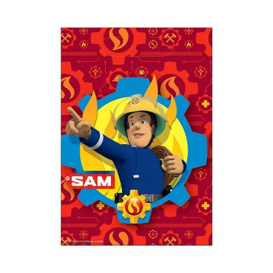 Amscan 9902179 - Partytüten Feuerwehrmann Sam 8 Stück 23 x 16 5 cm Mitgebsel