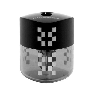 Eberhard Faber 585140 - Anspitzer Dose Dreikant verschließbarem Spanbehälter