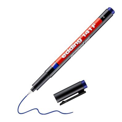 Edding 141 F Permanenter Folienschreiber Rundspitze 0.6 mm