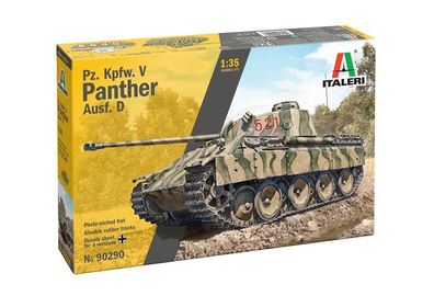 Italeri Pz. Kpfw. V Panther Ausf. D 510090290 Maßstab 1:35 Nr. 90290 Bausatz