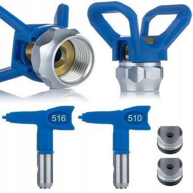 Rosfix Set Spritzdüsen FFLP 510 + 516 mit RAC X Kopf – SoftFlow | Ersatz für Graco